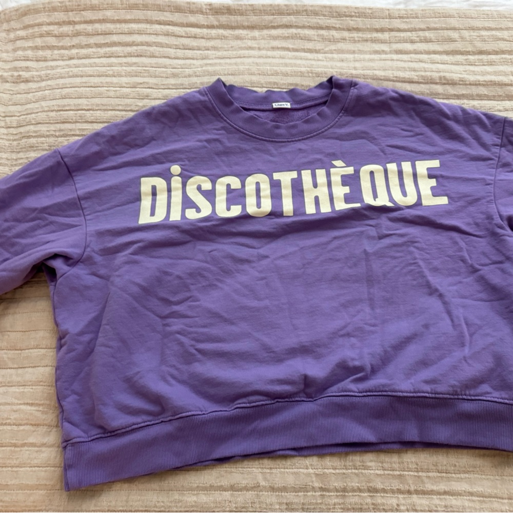 Clare V Discotheque Sweatshirt